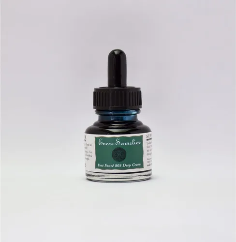 Miniatura 9 de Sennelier Tinta de dibujo, botella de 1.0 fl oz, azul ultramar Azul ultramarino