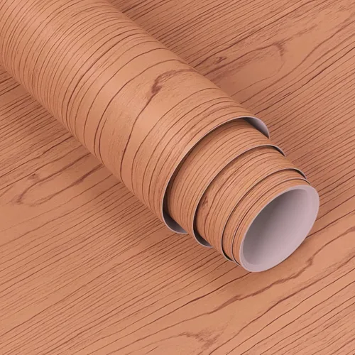 Miniatura 2 de Papel tapiz de madera marrón, papel de contacto de madera, 15.7 x 78.7 pulgadas, papel tapiz autoadhesivo extraíble, papel tapiz decorativo