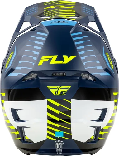 Miniatura 2 de Casco de motocicleta todoterreno Fly Racing Adult Formula CP Slice MX ATV, aprobado por DOT/FMVSS 218