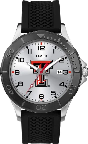 Miniatura 8 de Timex Tribute Men's Collegiate Gamer 42mm Watch – Georgia Bulldogs with Black Silicone Strap Oklahoma Sooners