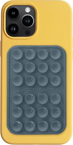 Miniatura 12 de OCTOBUDDY Classic MAX - Funda adhesiva de silicona con succión para teléfono - Manos libres, soporte de agarre fuerte para selfies y videos - Crema
