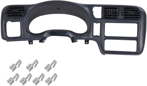 Miniatura 12 de PIT66 Bisel del Tablero de Instrumentos Cluster Bisel del Tablero Trim, Compatible con Chevy Blazer S10 GMC Jimmy Sonoma 1998 1999 2000 2001 2002