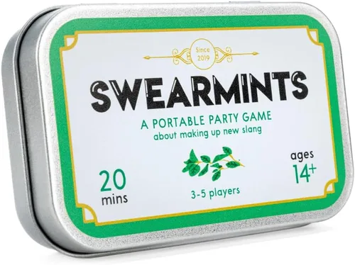 Miniatura 7 de Cheer Up Games Juego de cartas portátil Swearmints El juego de fiesta portátil que cabe en tu bolsillo, combina palabras tontas para crear