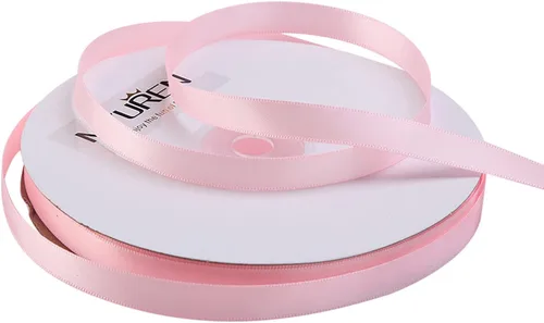 Miniatura 4 de Cinta de satén sólida de 3/8 pulgadas, cinta de satén rosa de doble cara para manualidades, envoltura de regalos, recuerdos de fiesta, baby shower