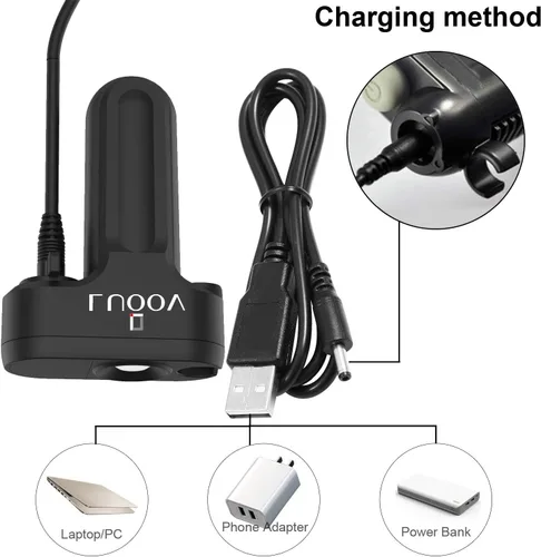 Miniatura 5 de Batería portátil eléctrica de mano para bidé, pulverizador de agua portátil recargable con batería (bidet+ducha)
