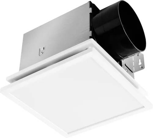 Miniatura 10 de Tech Drive Ventilador de baño con luz de 50 CFM 1.0Sone No necesita acceso al ático, ventilación de baño muy silenciosa y ventilador de escape