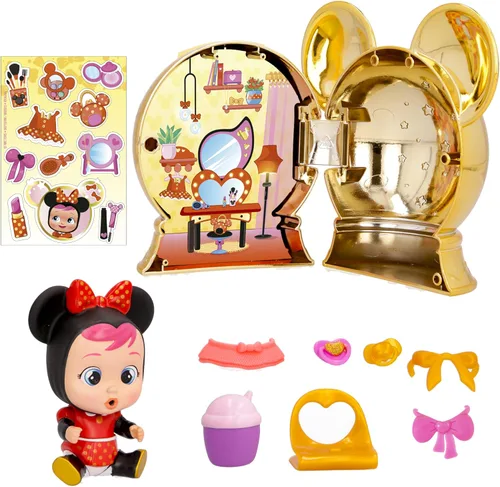 Miniatura 4 de Cry Babies Magic Tears Disney Edition Mini muñeca sorpresa coleccionable con lágrimas reales y accesorios Muñeca para niños mayores de 3 años
