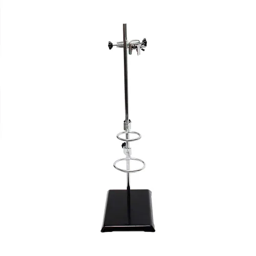 Miniatura 3 de Soporte de Retorta de Laboratorio para Extracción por Titulación - XMWangzi, con una Abrazadera de Bureta y 2 Abrazaderas de Anillo para Matraz