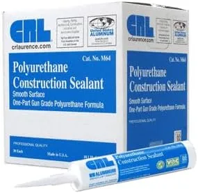 Miniatura 2 de CRL Sellador de construcción de poliuretano negro M64