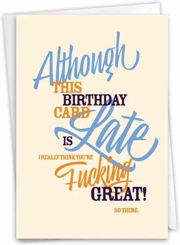 Miniatura 13 de NobleWorks - 1 divertida tarjeta de felicitación de cumpleaños - Tarjeta de cumpleaños atrevida para mujer, humor de papelería - Let's Get Stoned