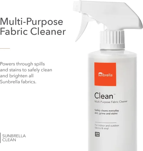 Miniatura 3 de Sunbrella Kit de cuidado total Limpia, protege y restaura tela y tapicería Paquete de limpiador de telas, removedor de manchas y protector 16