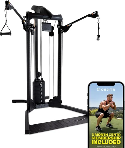 Centr Home Gym Entrenador funcional - Máquina de cable multifuncional Sistema de gimnasio en casa - Máquina de pesas de entrenamiento para