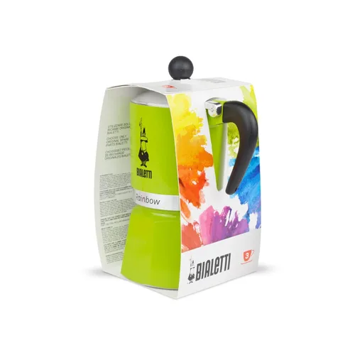 Miniatura 4 de Bialetti Moka Express Rainbow (verde, 3 tazas)