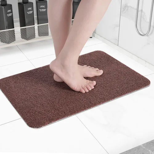 Miniatura 38 de Hargiis - Tapete antideslizante de secado rápido para bañera, piso, baño, ducha, cocina, hogar, hotel (color blanco, 24 x 24 pulgadas)