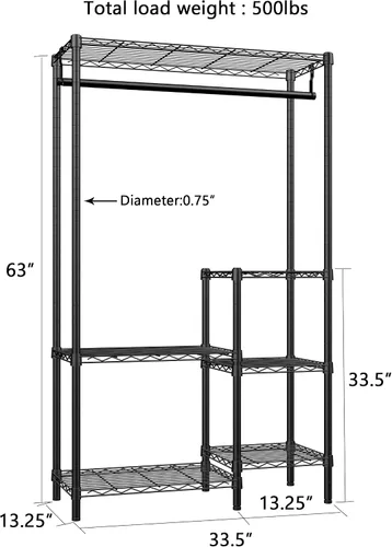 Miniatura 5 de Xiofio Soportes para plantas para interiores y exteriores, soporte de metal resistente para plantas, estante grande para plantas, estantes