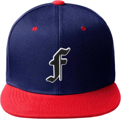 Miniatura 409 de Daxton Gorra clásica con visera de billete plano con letras del alfabeto inglés antiguo de la A a la Z