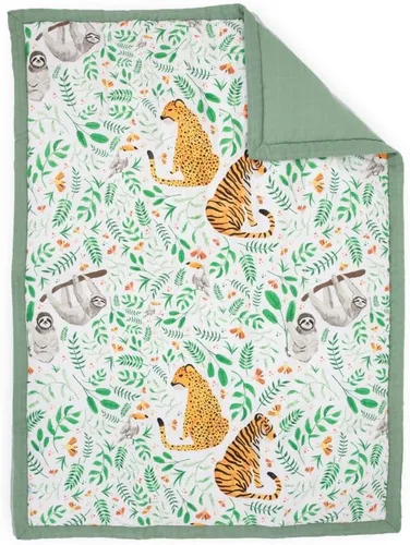 Miniatura 11 de Little Unicorn Manta de edredón de muselina Tela de muselina suave y transpirable 36 x 50 pulgadas 100% algodón Manta para cuna y cama