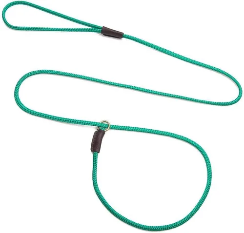 Miniatura 6 de Mendota Pet Correa antideslizante para exhibición de perros, fabricada en los Estados Unidos, color negro, 1/8 pulgadas x 54 pulgadas, para razas