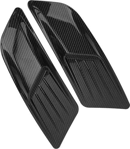 Miniatura 9 de Par universal de ajuste de fibra de carbono para ventilación de aire de campana para 2015-2017