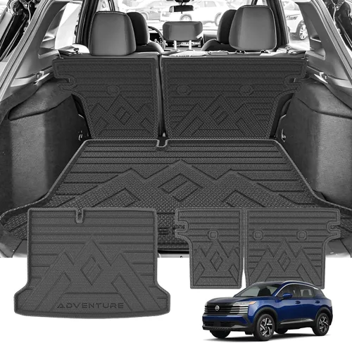 Miniatura 16 de Powerty - Alfombrilla de maletero para Buick Encore 2013-2022/Chevrolet Trax 2014-2023, accesorios, alfombrillas de carga TPO, forro de carga