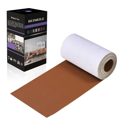 Miniatura 47 de Cinta de parche de reparación de cuero de 4 x 60 pulgadas, cinta autoadhesiva fuerte para muebles, sofás, sillones, asientos de automóvil, armarios