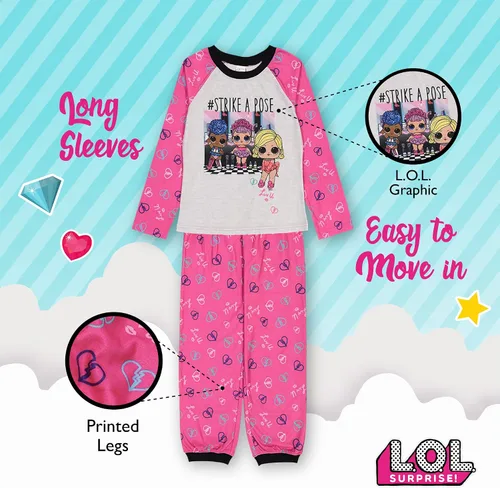 Miniatura 4 de L.O.L. Surprise! Conjunto de pijama grande para niña, Variados