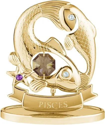 Miniatura 14 de CRYSTOCRAFT Regalo de sagitario, adorno de constelación con cristal austriaco, adorno de cristal de signo del zodiaco, colección de decoración