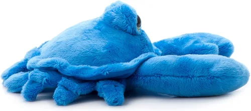 Miniatura 3 de The Petting Zoo Animal de peluche de cangrejo, regalos para niños, animales del océano de ojo brillante, juguete de peluche de cangrejo azul de 9