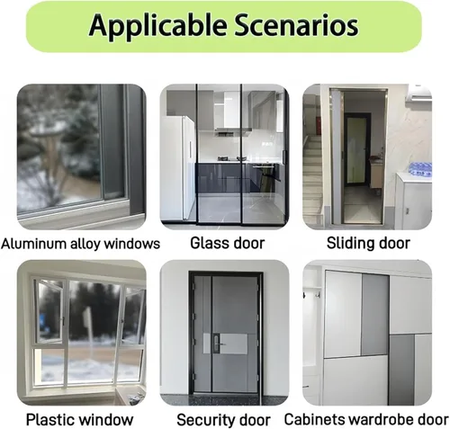 Miniatura 6 de Burlete adhesivo fuerte para ventanas corredizas y marcos de puertas, tira de sellado para insonorización, a prueba de polvo, impermeable
