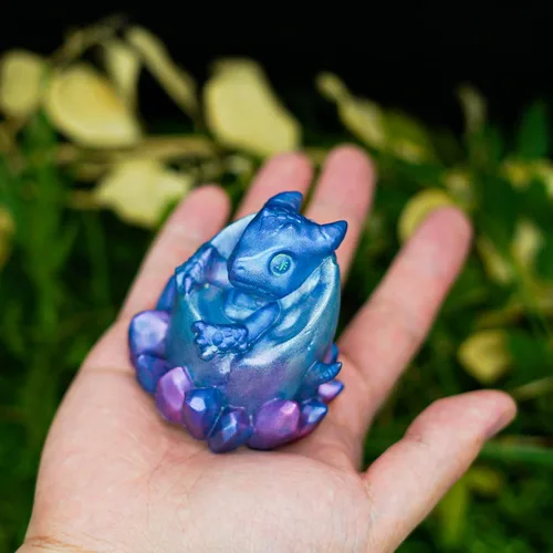 Miniatura 4 de Molde de silicona de resina epoxi 3D de huevo de dragón bebé para manualidades de azúcar de fondant, decoración de pasteles, arcilla polimérica, yeso