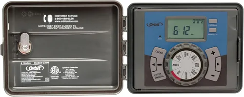 Miniatura 11 de Temporizador de sistema de pulverización con panel de giro, para exterior, de la marca Orbit, Verde