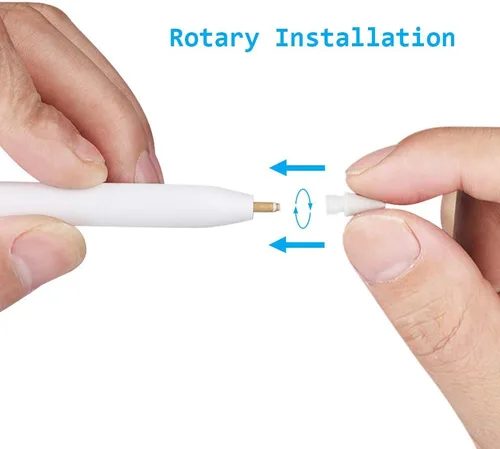 Miniatura 8 de Puntas de amortiguación suaves Paperfeel de repuesto compatibles con Apple Pencil de 1ª generación y 2ª generación, puntas reductoras de ruido