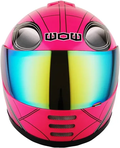 Miniatura 3 de WOW Casco integral para motocicleta, bicicleta urbana BMX MX para niños: HKYB15