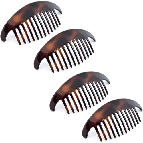 Miniatura 15 de Camila Paris CP2940 - Peines laterales franceses para el cabello, peines entrelazados de perlas blancas, peines de pelo con giro francés, pinzas