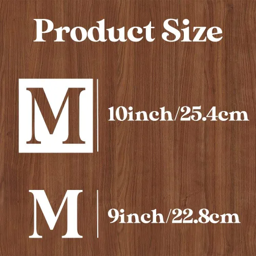 Miniatura 2 de Plantillas de letras para pintar sobre madera, plantillas de letras de 10 pulgadas, plantillas de letras del alfabeto, plantillas para madera