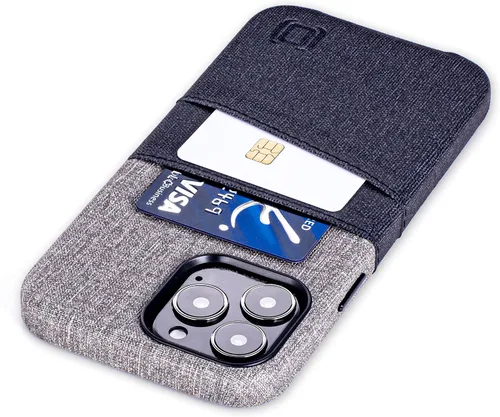 Miniatura 22 de Dockem Funda tipo cartera para iPhone 13 con placa metálica integrada para montaje magnético y 2 bolsillos para tarjetas de crédito: Luxe M2, piel