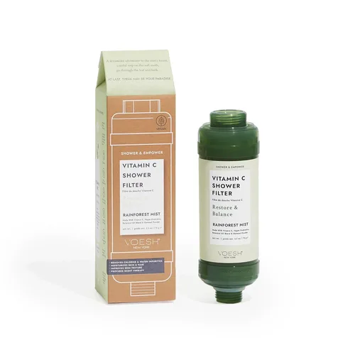 Miniatura 14 de VOESH Filtro de ducha con vitamina C, niebla de selva tropical, aromaterapia de ducha, purificador de agua, suavizante de agua, probióticos veganos