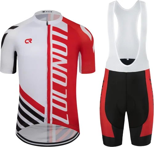 Miniatura 54 de Coconut Ropamo CR - Conjunto de camiseta de ciclismo para hombre, con cremallera y bolsillo con pantalones cortos con acolchado 4D