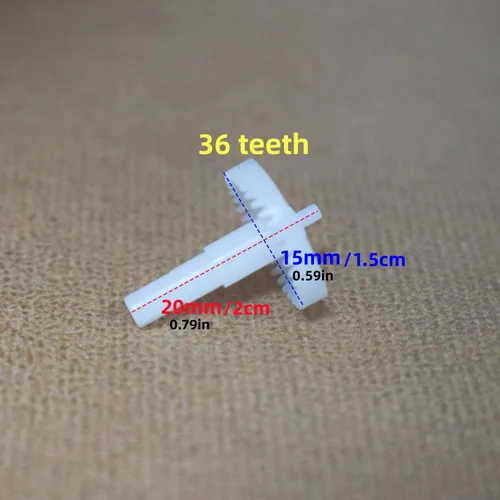 Miniatura 3 de Engranaje grande de 4 piezas de 36 dientes y 4 piezas de engranajes de motor de 7 dientes para E88 E88PRO E88MAX E525 E99 E99PRO P1 P5PRO K3 S1 P8