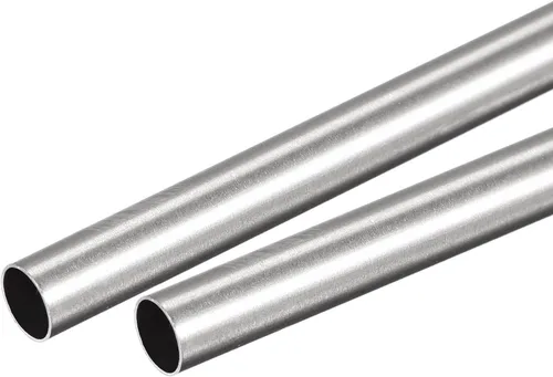 Miniatura 15 de uxcell Tubo redondo de acero inoxidable 304 0.079 in OD 0.012 in espesor de pared 11.811 in longitud 2 piezas