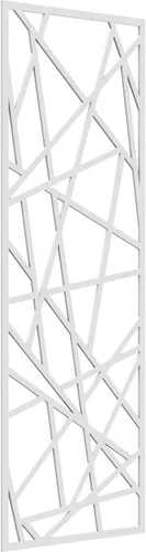 Miniatura 114 de Conway Paneles de pared decorativos de madera con calado, 9 3/8 pulgadas de ancho x 24 3/8 pulgadas de alto x 1/4 de alto, aliso