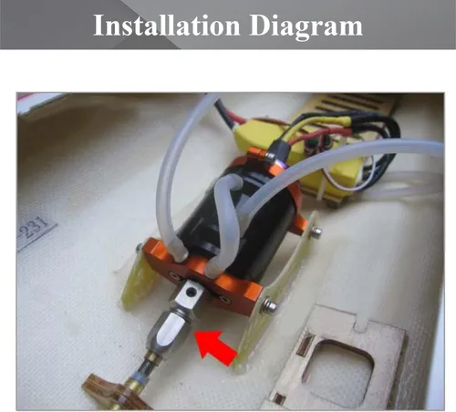 Miniatura 2 de Fielect Acoplador de pinza flexible para eje de motor de 0.197 in y eje flexible de 0.187 in Acoplamiento flexible RC Boat, Positivo 1 unidad