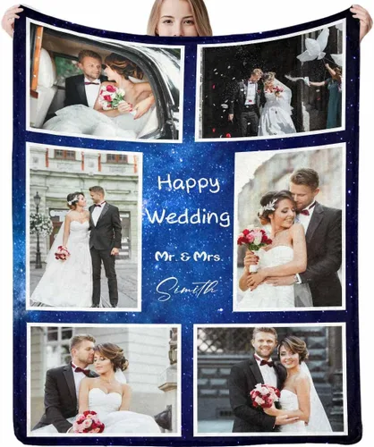Miniatura 19 de Manta personalizada con foto y texto, mantas personalizadas con 20 fotos, manta personalizada usando mis propias imágenes, regalos conmemorativos 20