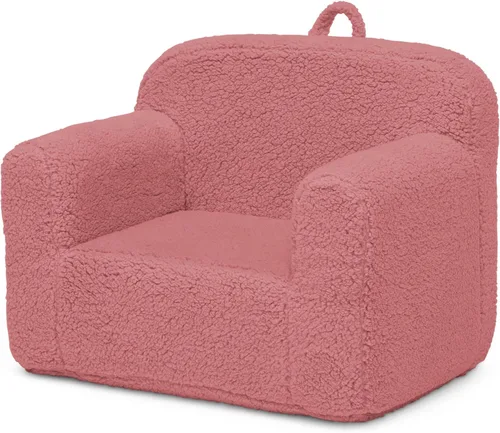 Miniatura 6 de Delta Children Silla Sherpa Cozee - Silla de espuma para niños de 18 meses en adelante, color rosa 2-Rosa