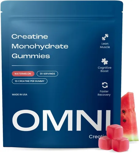 Miniatura 9 de Gomitas de monohidrato de creatina – Apoya el crecimiento muscular, la recuperación y la función cerebral – Conveniente y fácil de tomar – Gran
