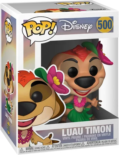 Funko Pop! Disney: Rey León - Juguete Luau Timon, Multicolor