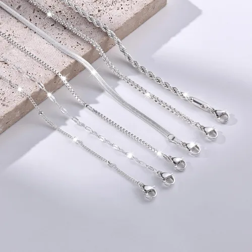 Miniatura 7 de Pulseras de oro para mujer, pulsera de oro de 14 quilates y plata para mujer, pulseras delicadas para mujer, a la moda, impermeables, juego