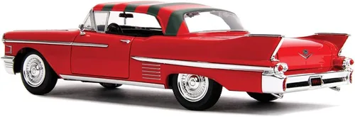 Miniatura 4 de Jada Juguetes Escala 1:24 1958 Cadillac Series 62 Modelo Vehículos fundidos a presión con figura de Freddy Krueger