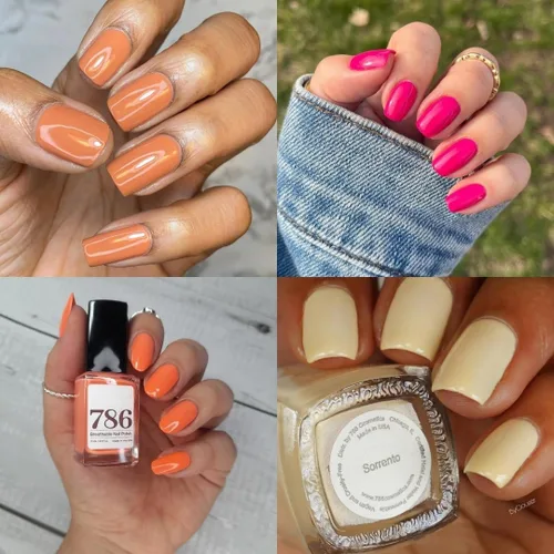 Miniatura 3 de 786 Cosmetics - Juego de 4 esmaltes de uñas transpirables, vegano, libre de crueldad, saludable, galardonado, halal, de secado rápido