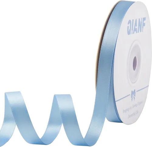 Miniatura 10 de QIANF Cinta plateada de satén de doble cara de 1-1/2 pulgadas para envolver regalos, lazos para el pelo, hacer cintas para el cabello, bandas